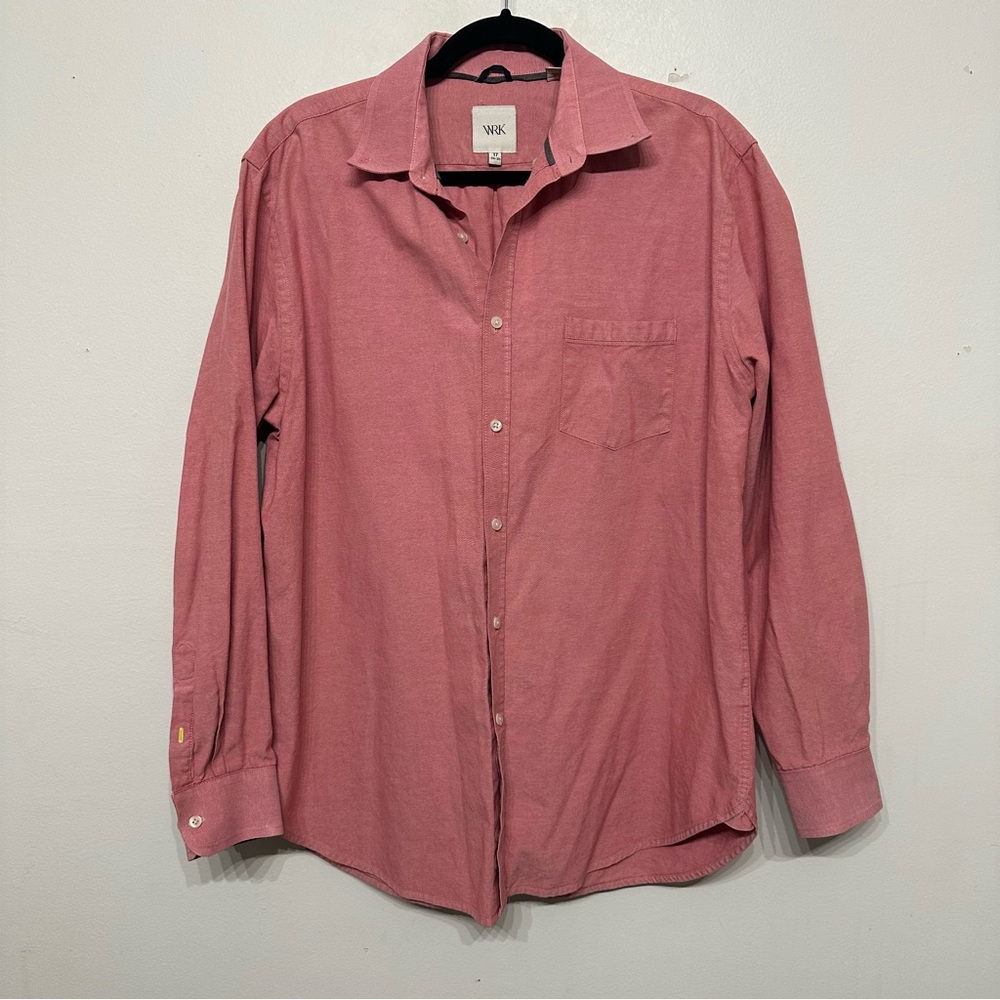 WRK Button Up Long Sleeve Dress Shirt 17
